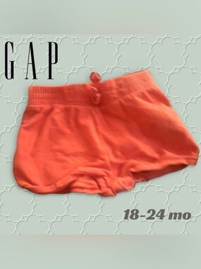 🇺🇸👍GUC GAP | 18 m | Orange Toddler puffy Shorts